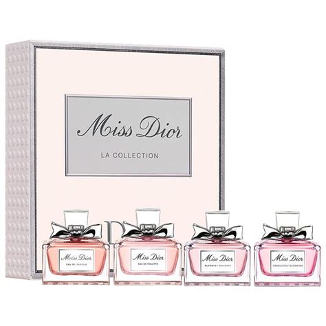 miniatures de parfum dior|miss Dior mini gift set.